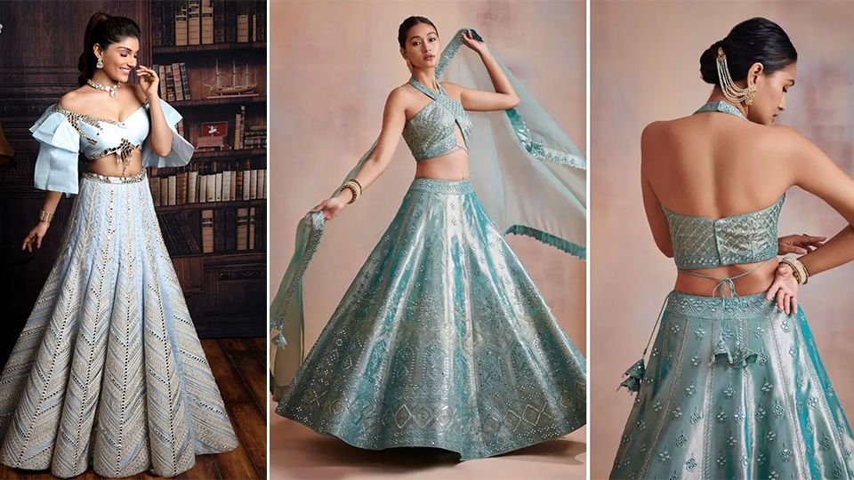 How to Style a Designer Blouse for a Reception Look