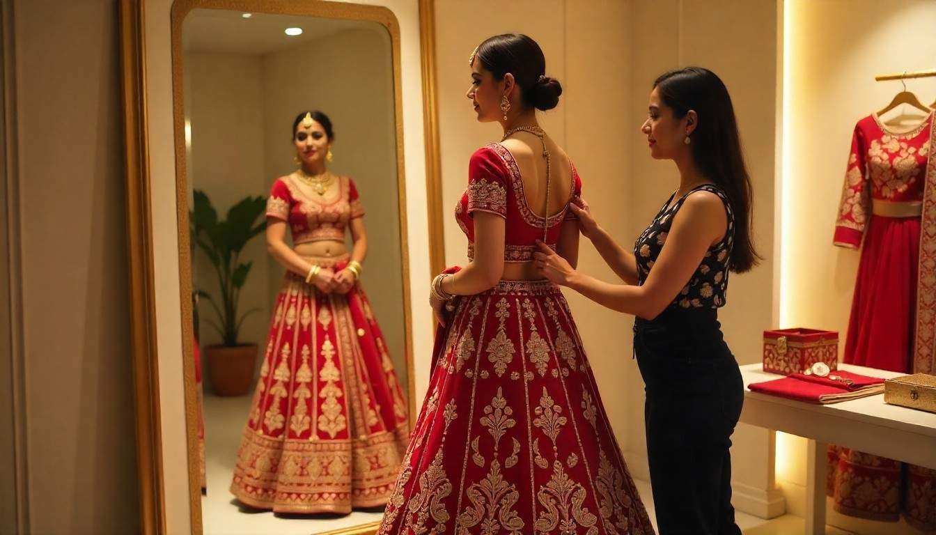 What to Bring to Your Bridal Lehenga Fitting