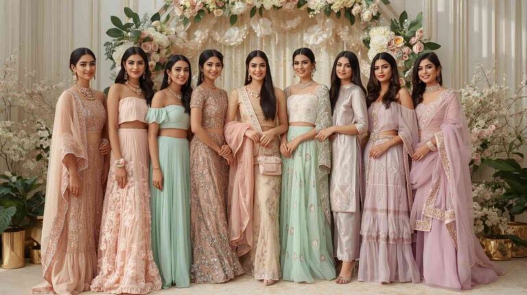 Bridesmaid Styling Indo Western Ideas Designer Boutique in Ahmedabad