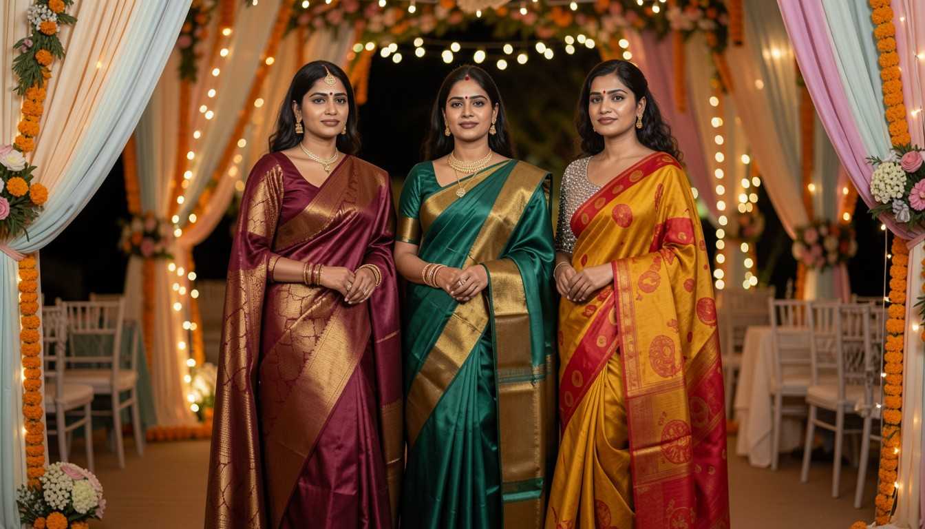 Wedding Guest Saree Buying Guide: Banarasi vs Kanjivaram vs Bandhani Sarees