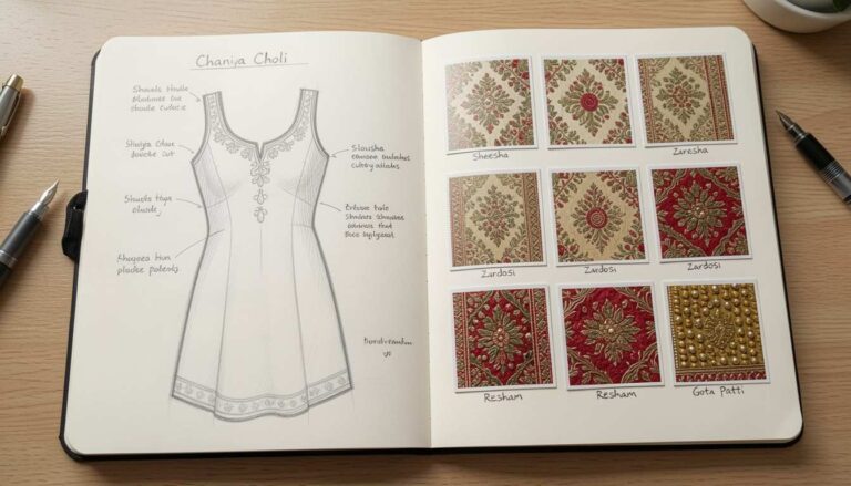 9 Days of Navratri Outfit Planning: Chaniya Choli Color & Theme Guide