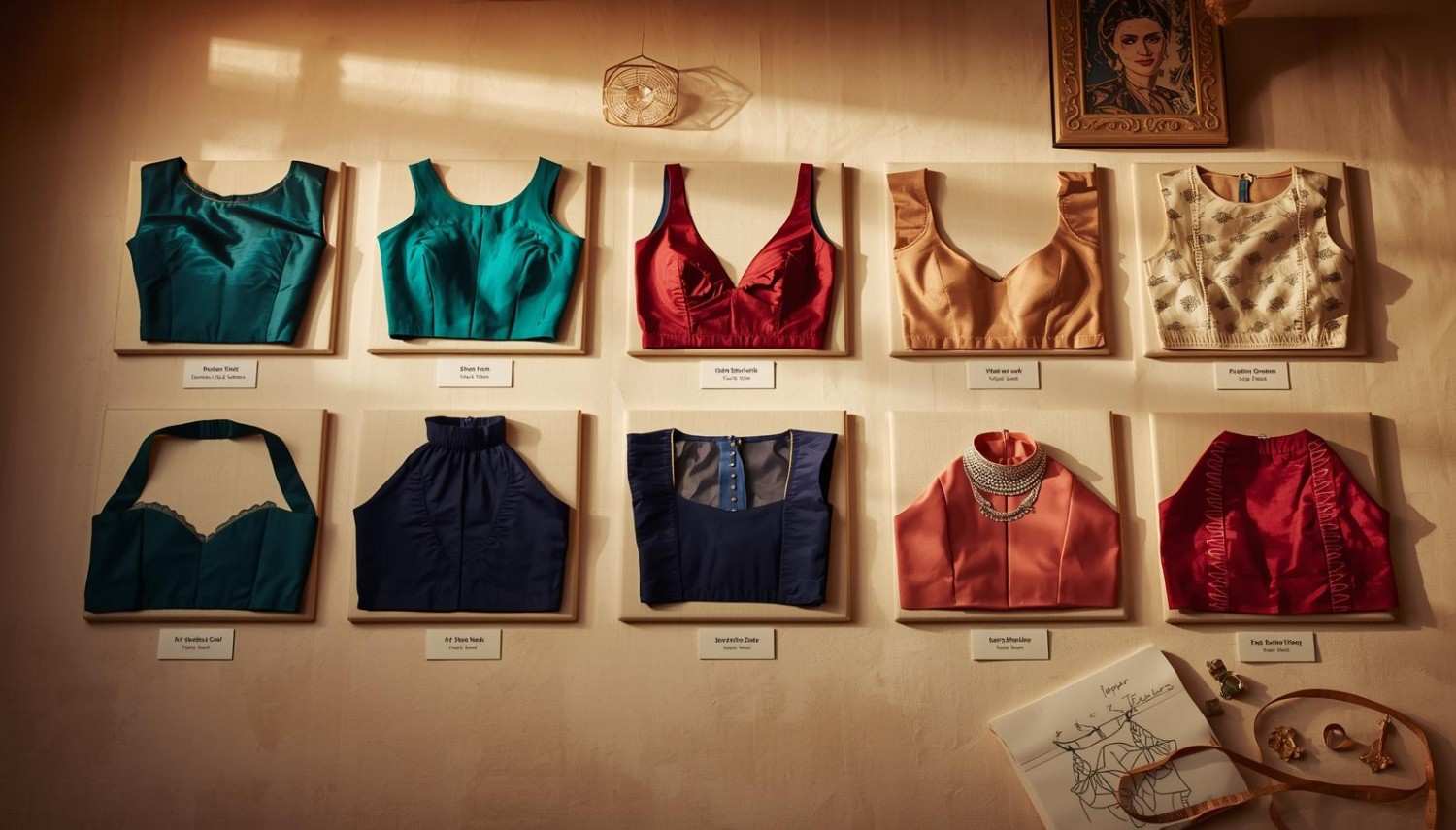 Blouse Neckline Types Explained Which Suits Your Body and Jewelry