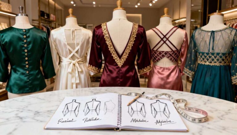 The Anatomy of a Designer Blouse Back Designs That Matter