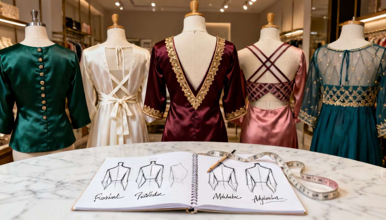 The Anatomy of a Designer Blouse Back Designs That Matter