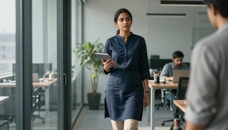 Kurti Styling for Work Professional Looks with Ethnic Wear