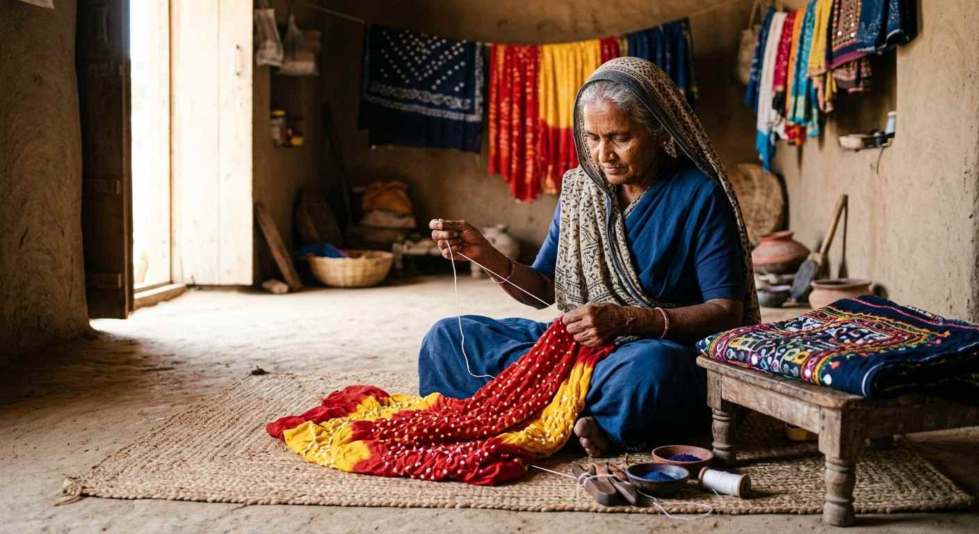 Gujarati Craftsmanship Spotlight Bandhani, Leheriya, Mirror Work Origins