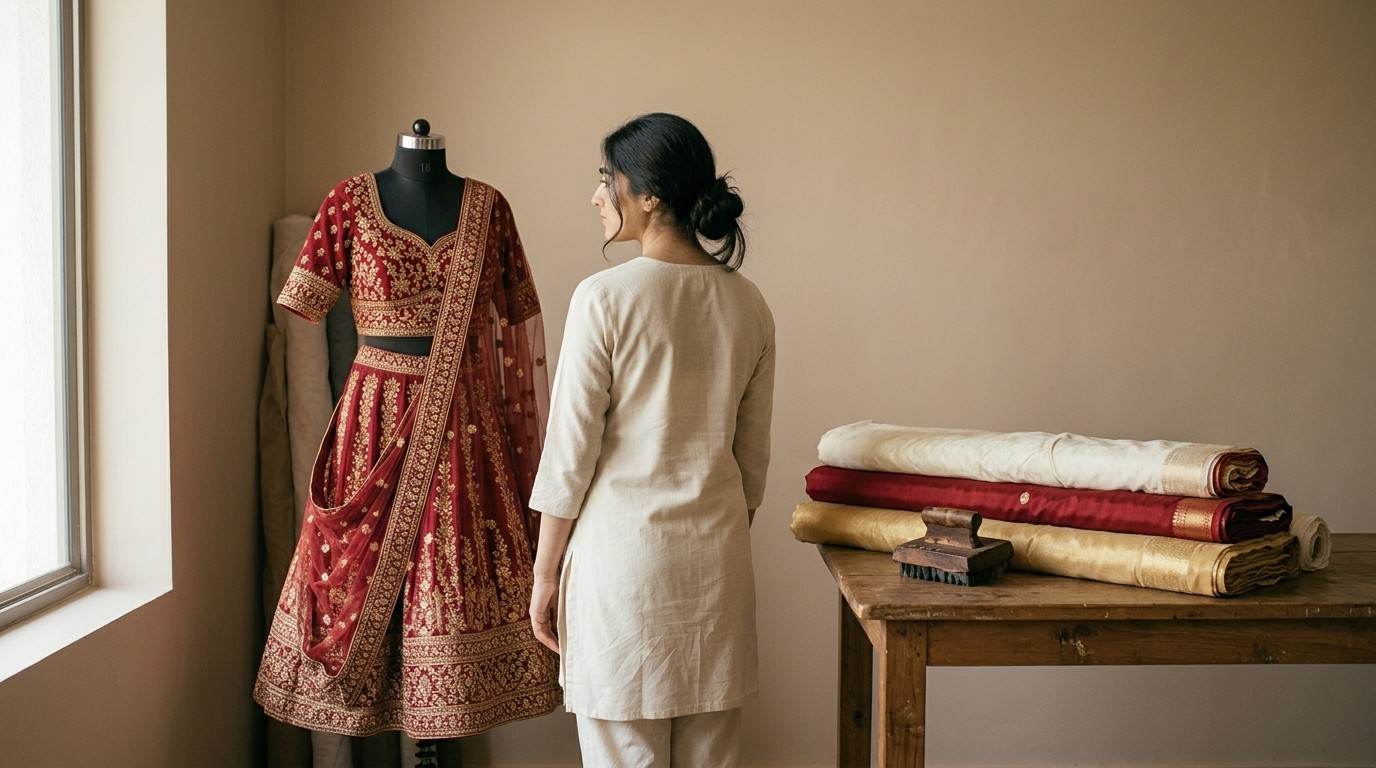 Custom Bridal Lehenga vs Designer RTW What's the Difference